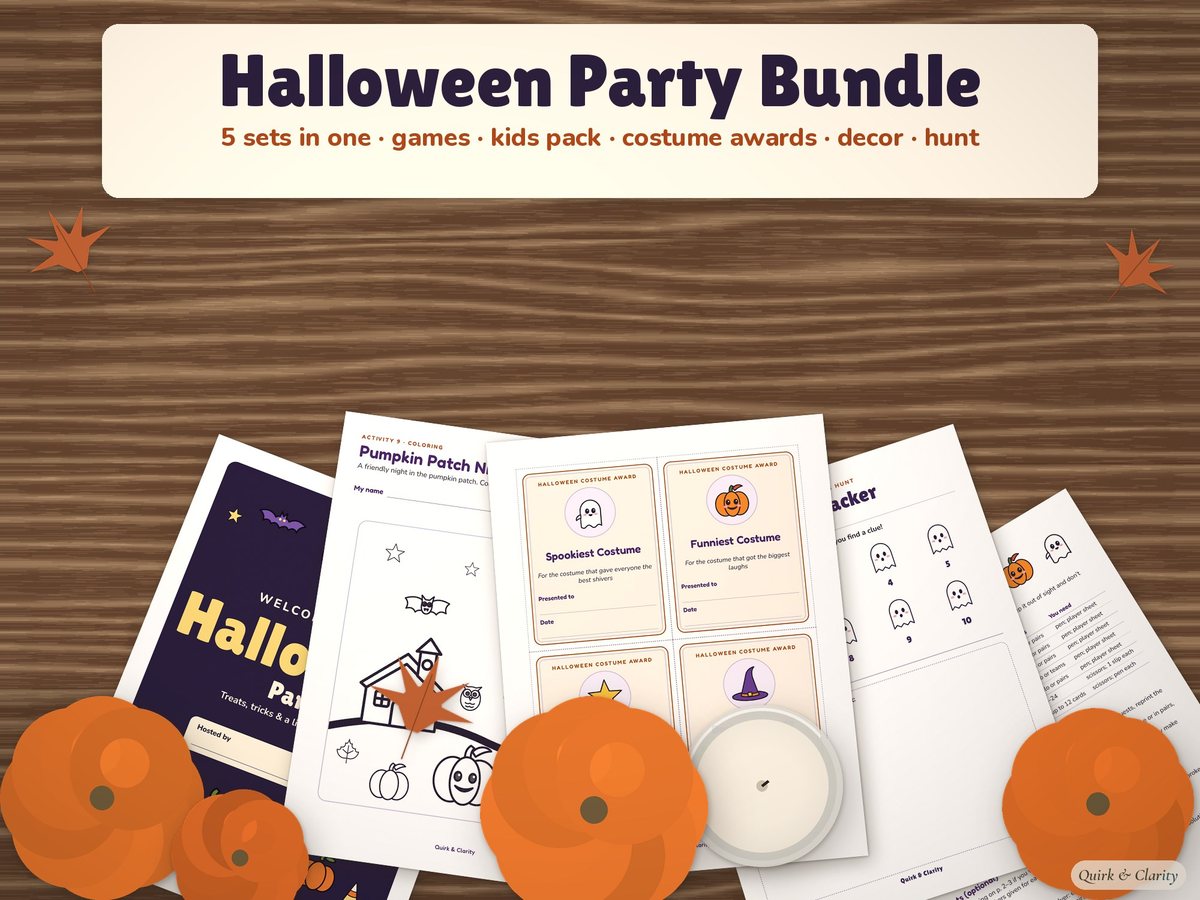 Halloween Party Bundle: overview