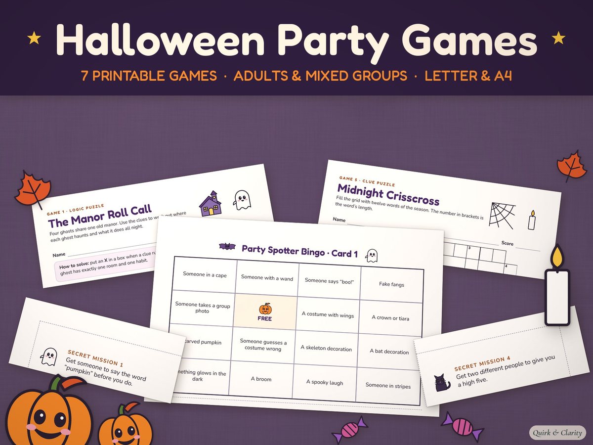 Halloween Party Games: overview