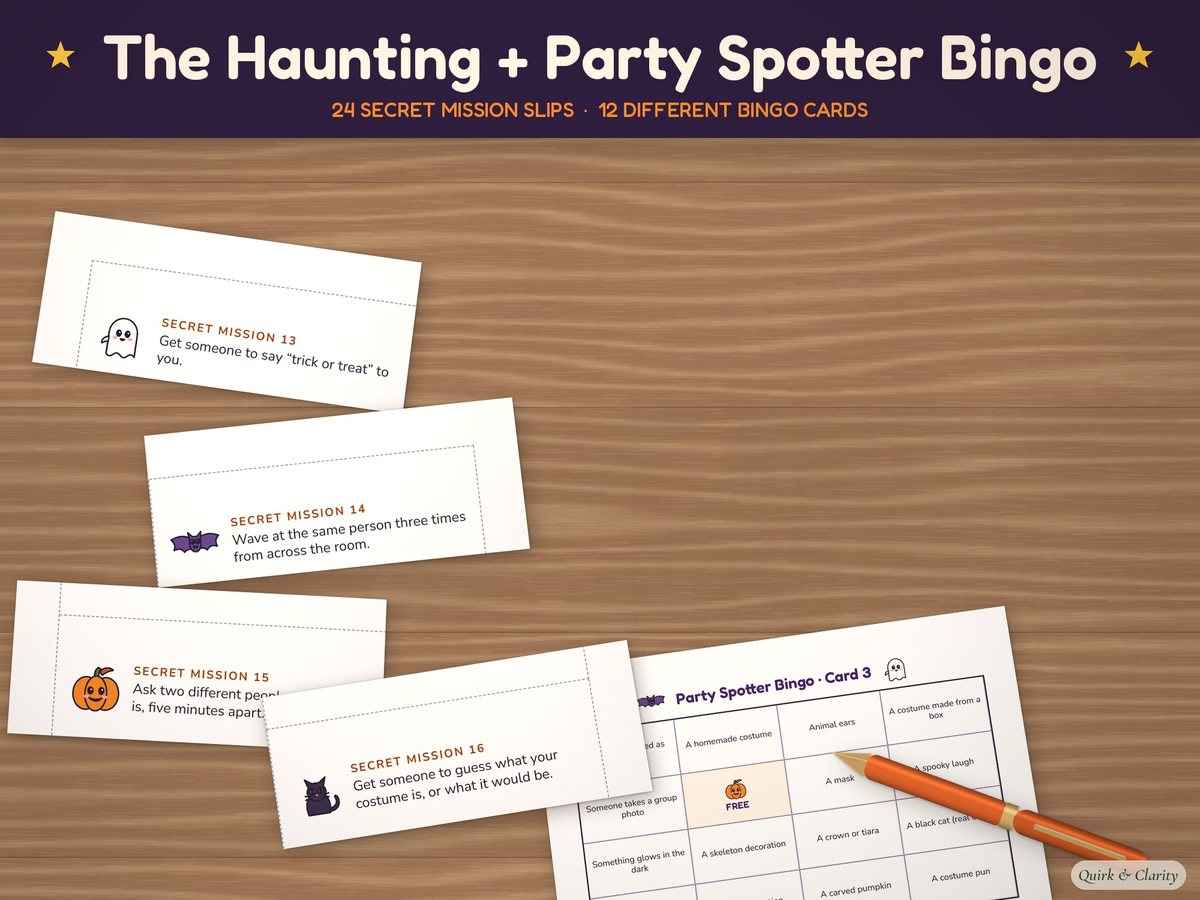 Halloween Party Games: mingling games